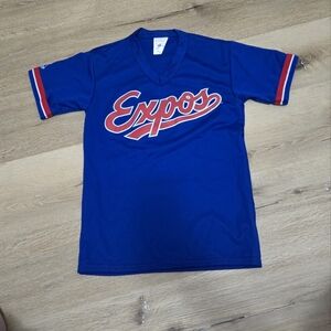 Majestic Kids size Large Montreal Expos shirt
